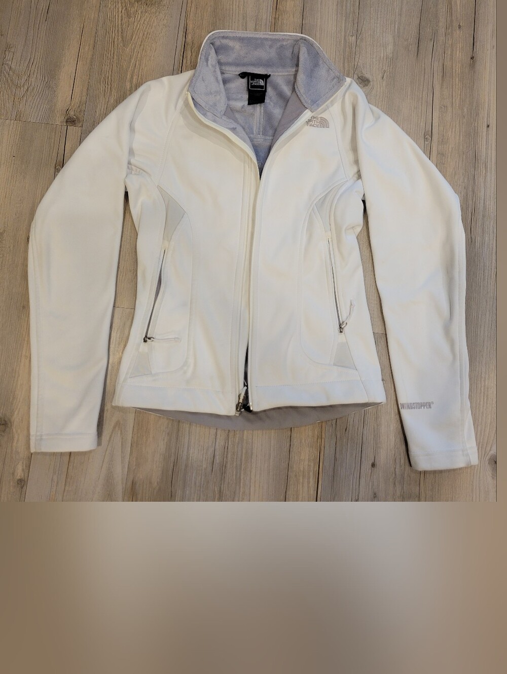 The North Face Women's White Softshell Utility Jacket